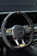 MERCEDES : Volant sur-mesure en Alcantara